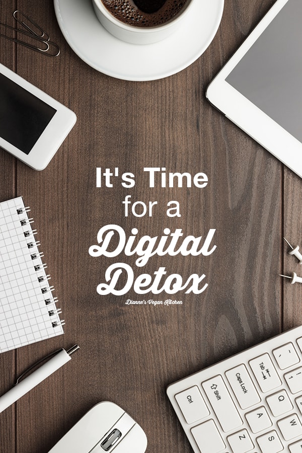 Digital Detox with text overlay