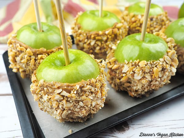 Date Sweetened Vegan Caramel Apples Dianne S Vegan Kitchen
