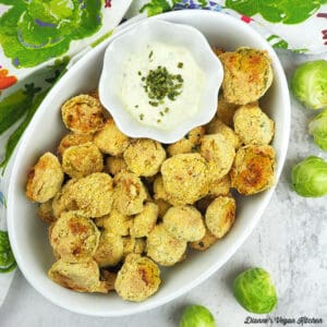 Cornmeal Crusted Brussels Sprouts sprouts