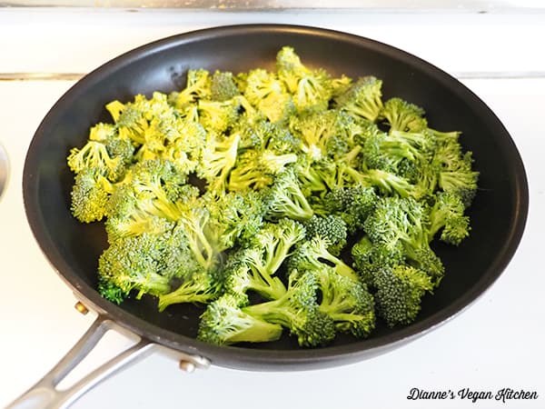 cooking broccoli
