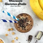 Chocolate Hummus Shake from above feature