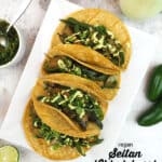 tacos on platter with text overlay