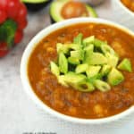 Pumpkin Chili with text overlay