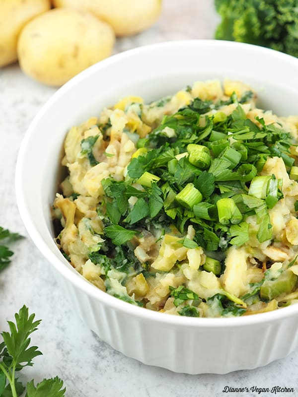 colcannon with potatoes and kale