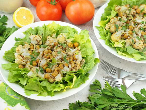 Roasted Cauliflower Salads horizontal
