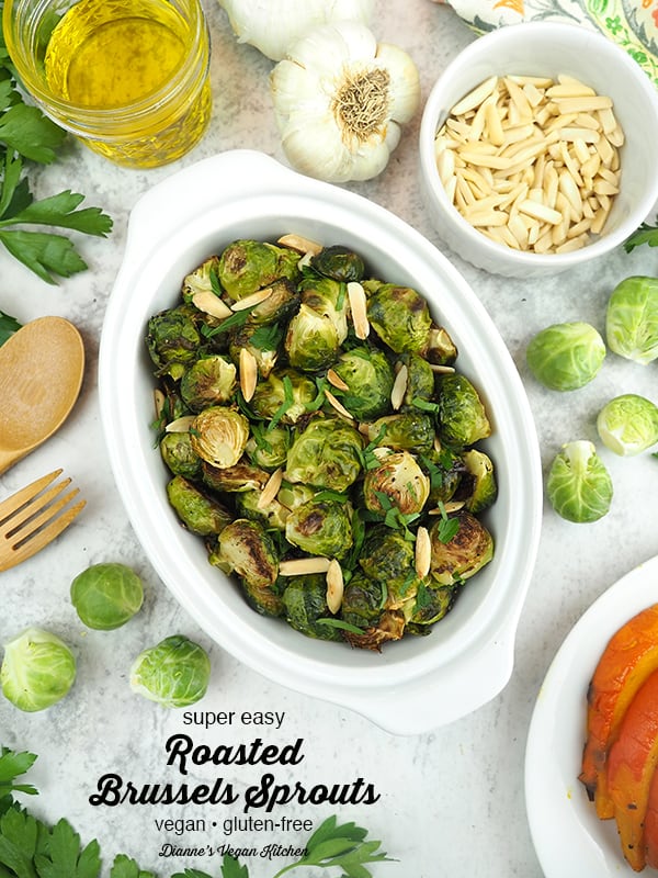 Super Easy Roasted Brussels Sprouts
