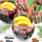 Mulled Wine with text overlay