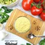 vegan parmesan with text