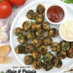 Kale and Potato Nuggets with text
