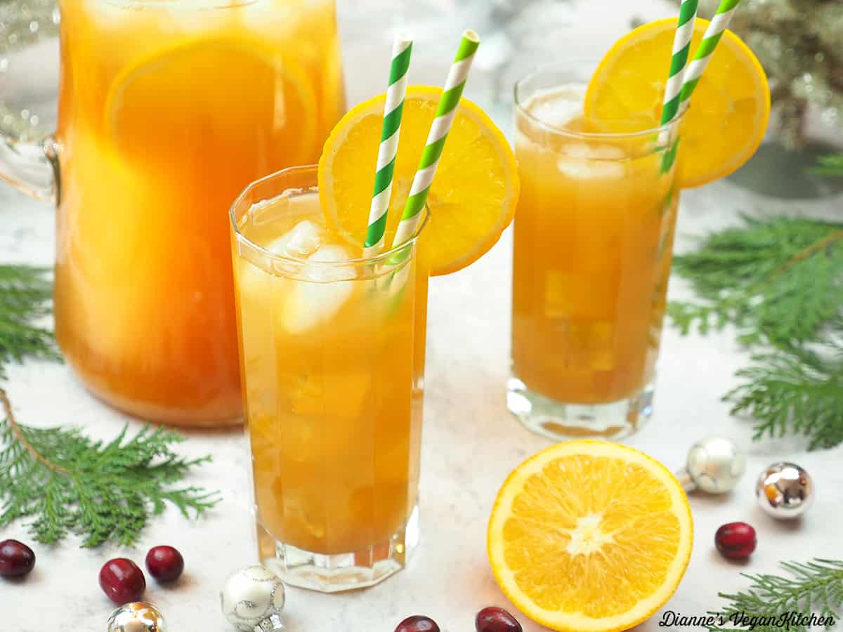 Sparkling Iced Tea Dianne's Vegan Kitchen