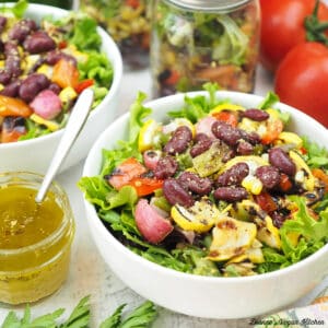 Salade de légumes grillés horizontal